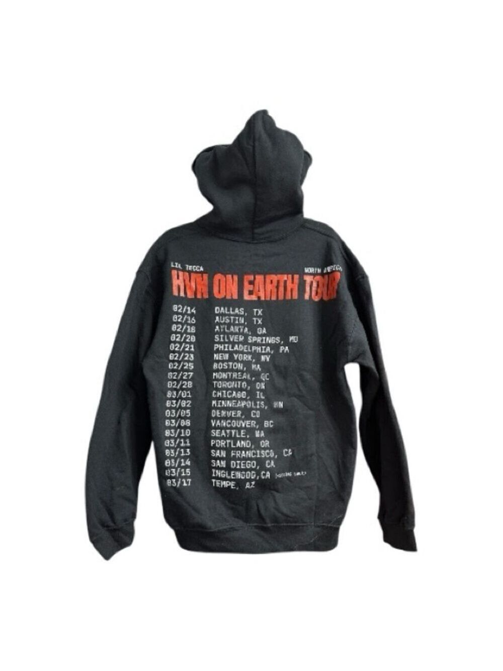 TEC Lil Tecca HVN on Earth North America 2024 Tour Black Hoodie - Picture 8 of 11